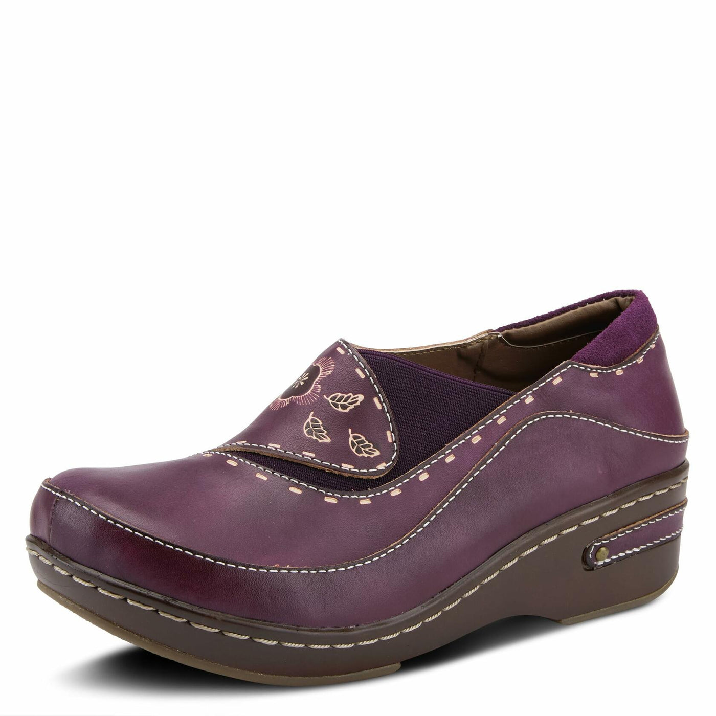 Spring Step L'Artiste Women's Burbank Slip-On Shoe Purple EU 36 / US 5.5-6