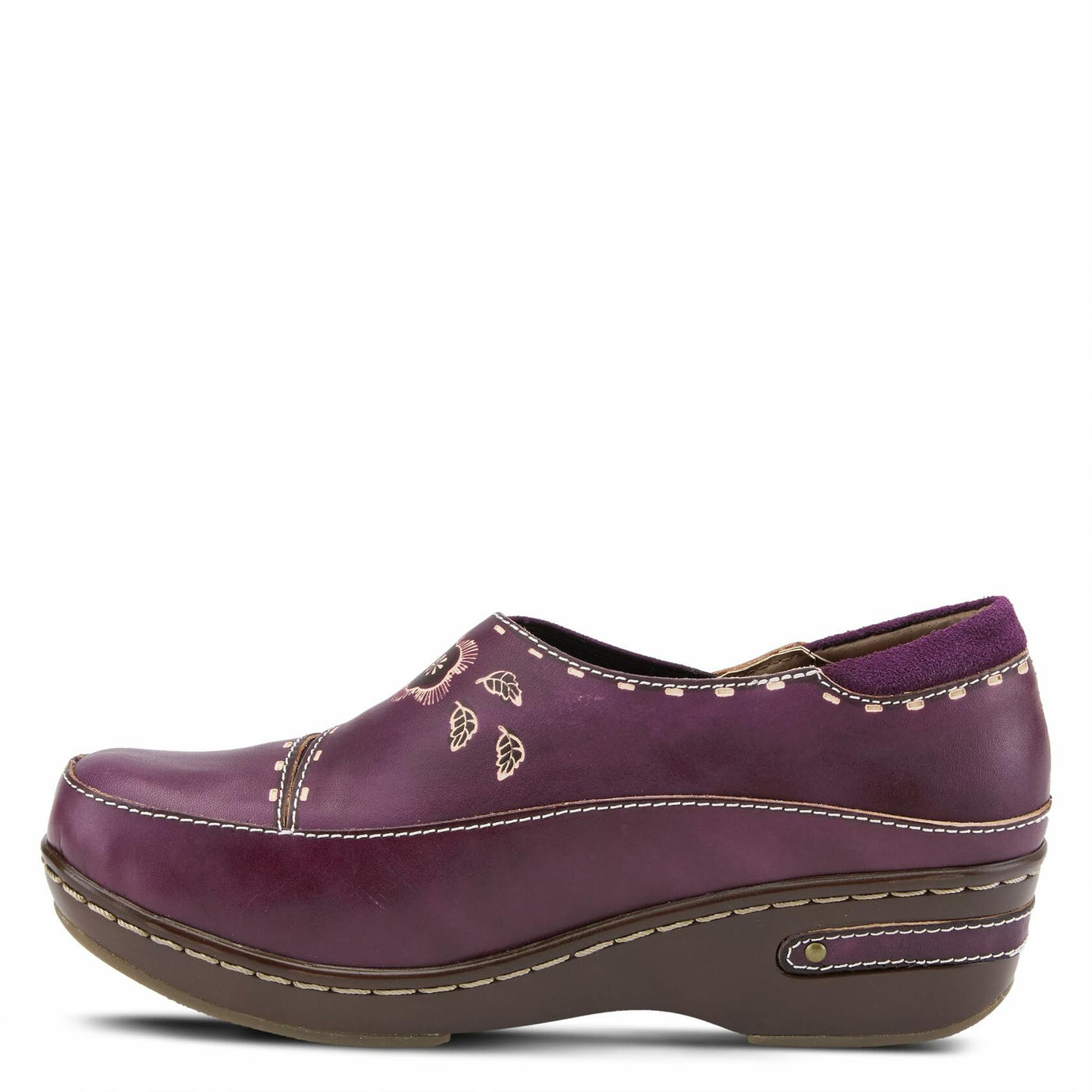Spring Step L'Artiste Women's Burbank Slip-On Shoe Purple EU 36 / US 5.5-6