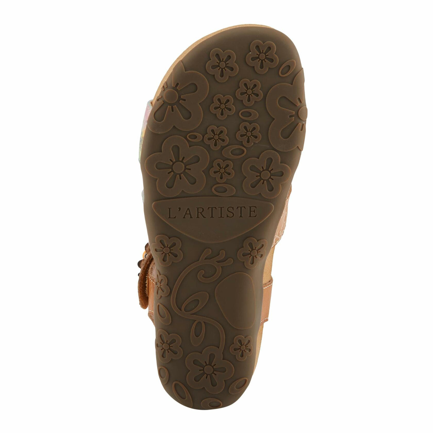 Spring Step L'Artiste Women's ACTIONETTA Artistic Sandals with Multiple Hook and Loop Closures Navy Multi EU 42 / US 10.5-11