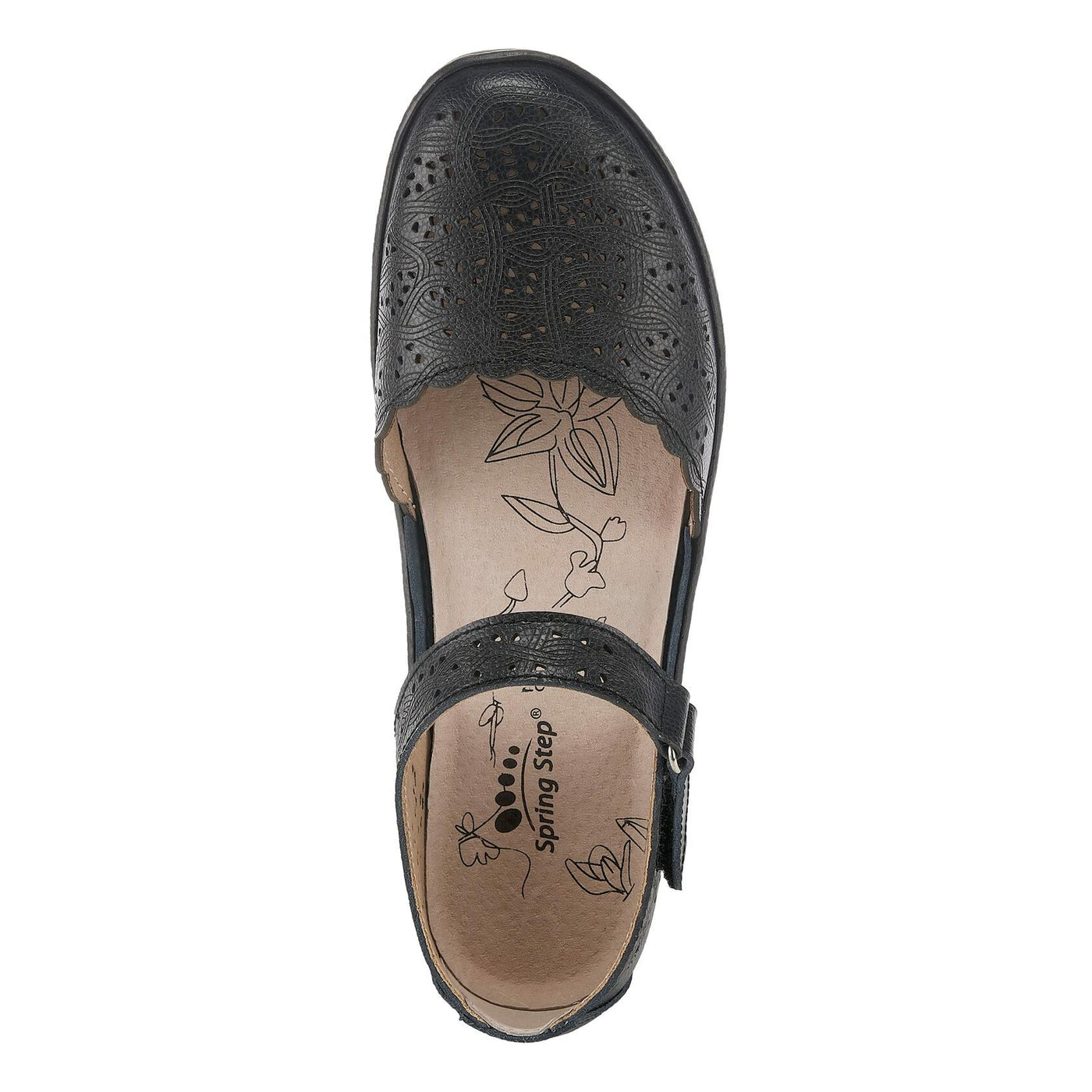 Spring Step Women's Sabriye Wedge Black EU 39 / US 8.5