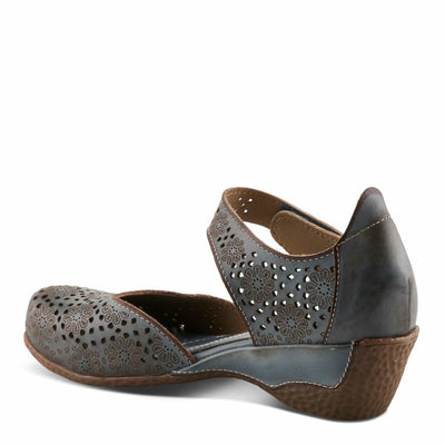 Spring Step L'Artiste Women's Americana Wedge Mary Jane Shoe Navy EU 37 / US 6.5-7