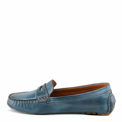 Spring Step Women's Audette Shoes, Blue, 8.5
