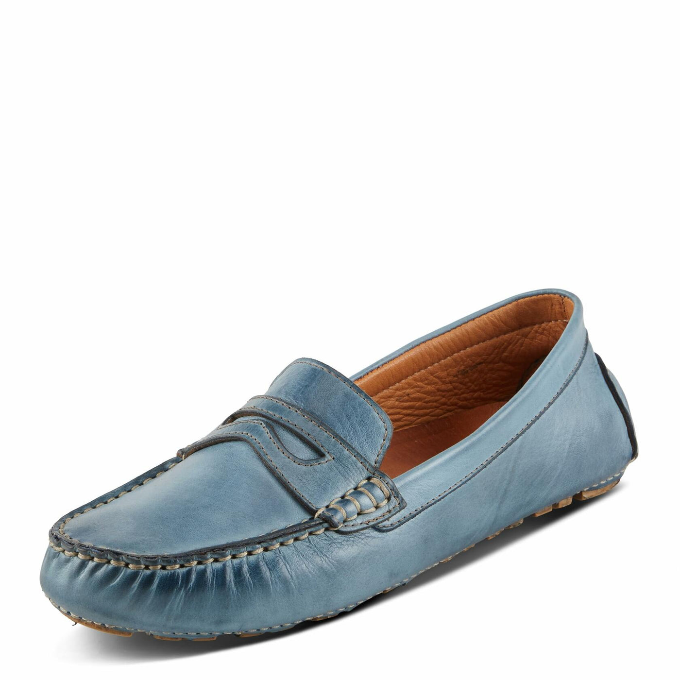 Spring Step Women's Audette Shoes, Blue, 8.5