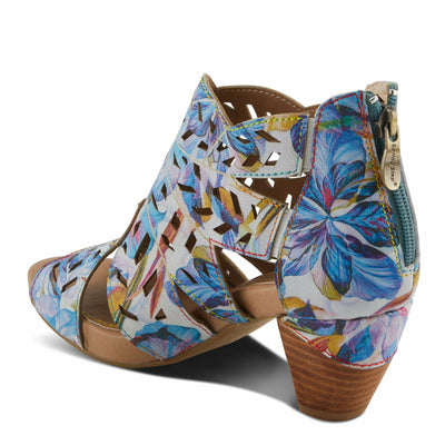 L'Artiste by Spring Step Women's Icon-Fleur Pump, Blue Multi, 11.5-12
