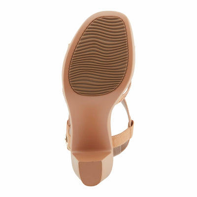 PATRIZIA Women's DRINA Slingback Cross-Over Heeled Sandals Blush EU 42 / US 10.5-11