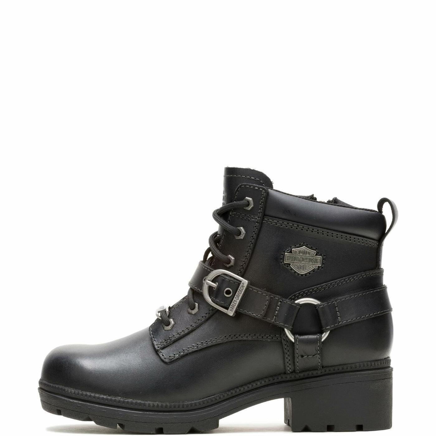 HARLEY-DAVIDSON FOOTWEAR Women's Tegan Ankle Boot ,Black,6 M US