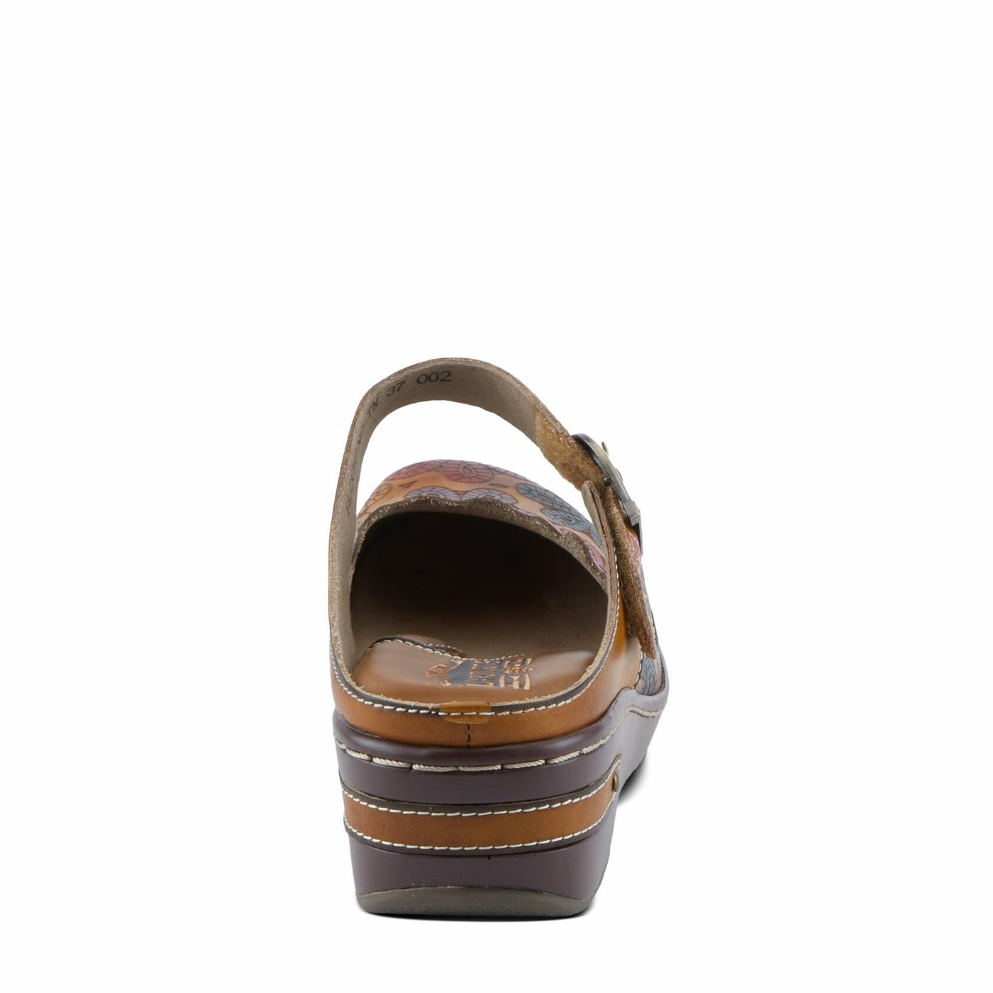 L'Artiste by Spring Step Women's Flochino Clog, Tan Multi, 6