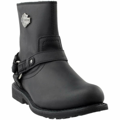Harley-Davidson mens Scout Leather Motorcycle Harness Casual Boot, Black, 9