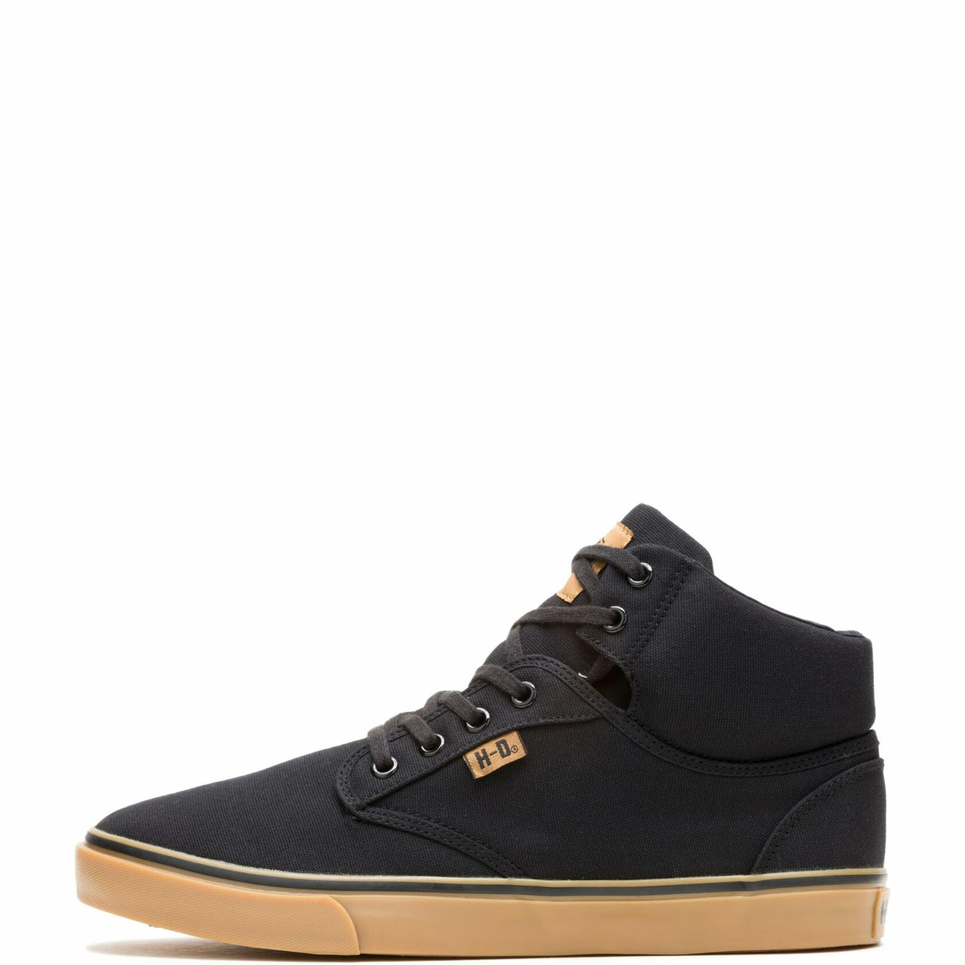Harley-Davidson Men's Wrenford Canvas Motorcycle Casual Sneaker, Black, 7