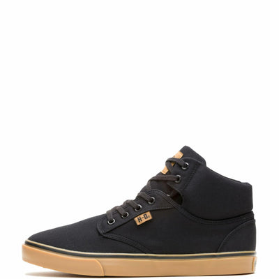 Harley-Davidson Men's Wrenford Canvas Motorcycle Casual Sneaker, Black, 7