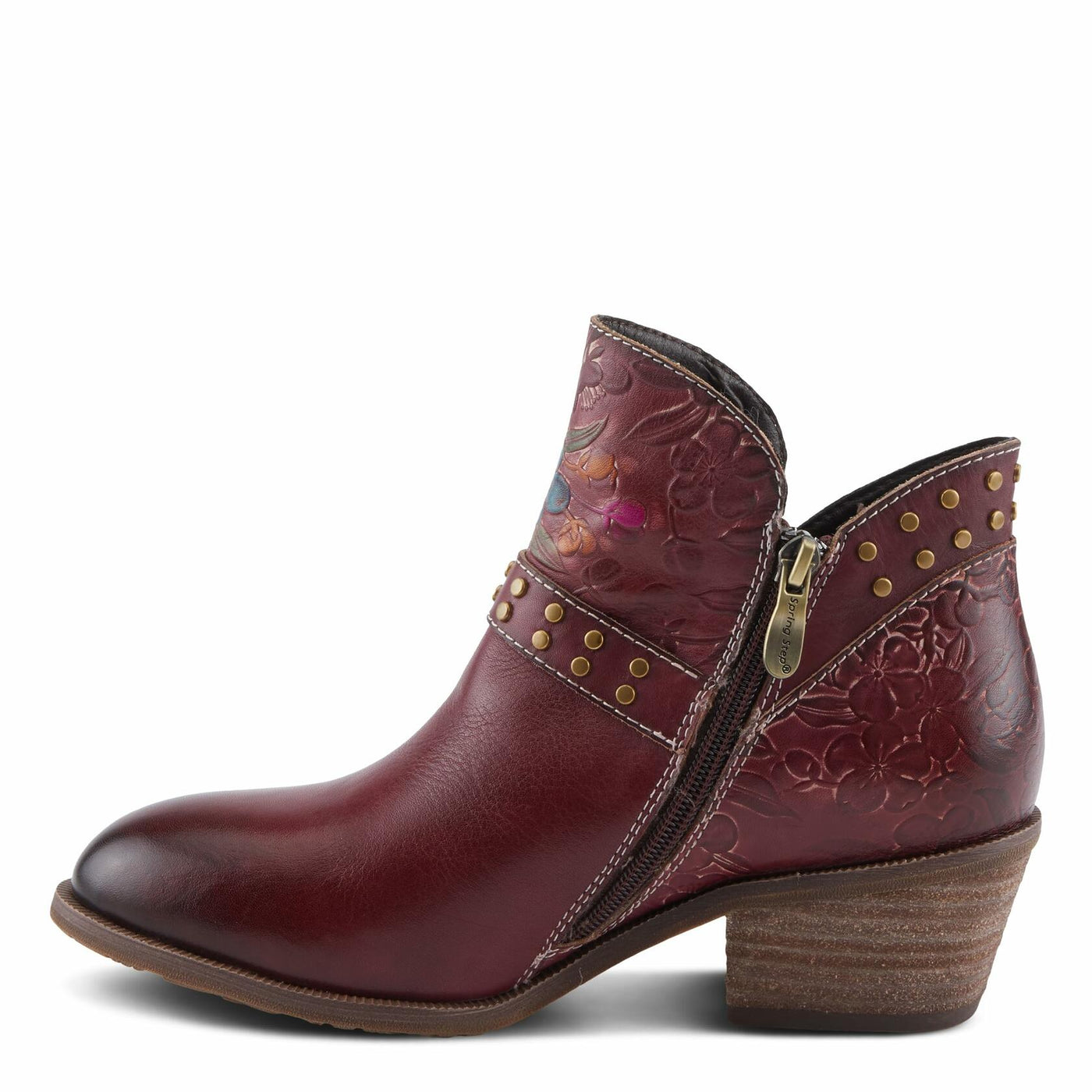 L'Artiste by Spring Step Women's Daintylady Western Boot, Bordeaux Multi, 8.5