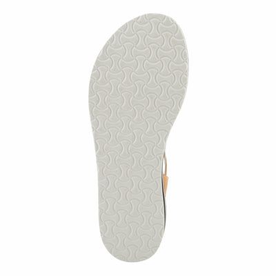 Spring Step L'Artiste Women's Tilton - Casual-Chic Hand-Painted Floral Sandals Camel EU 42 / US 10.5-11