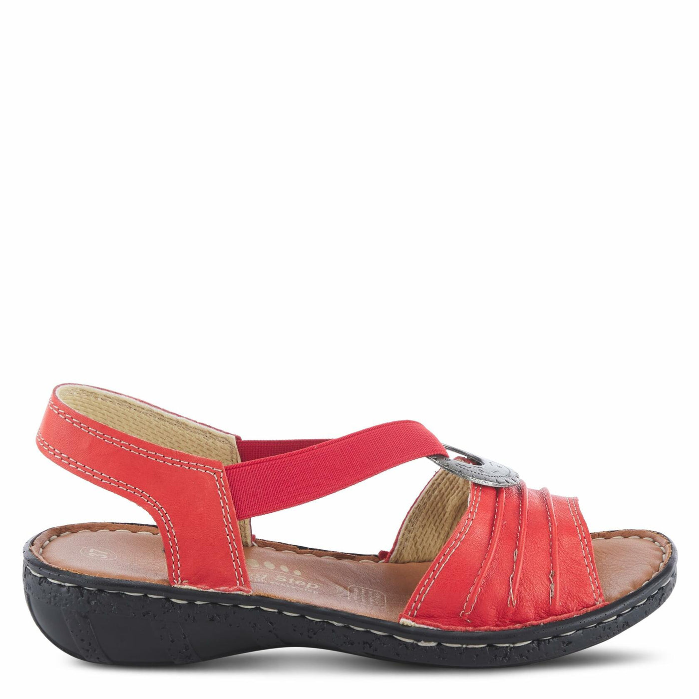 Spring Step KARMEL Sandal, Red, 41 Medium EU 9.5-10 US