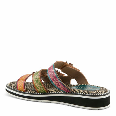 L'Artiste by Spring Step Women's Maryse Sandal, Rainbow Multi, 10.5-11