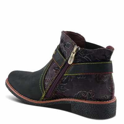Spring Step L'Artiste Airies Women's Chelsea Boot - Edgy Studs, Ornate Embellishments, Show-Stopping Style Black Metallic EU 37 / US 6.5-7