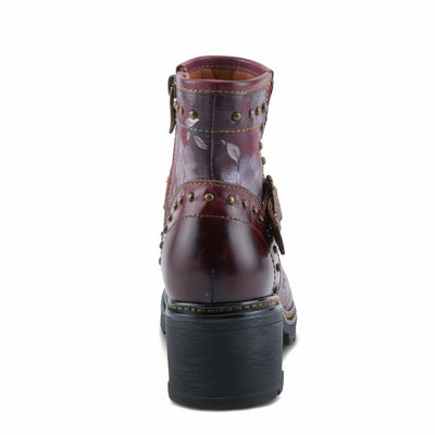 L'Artiste by Spring Step Women's Branchout Fashion Boot, Bordeaux Multi, 6