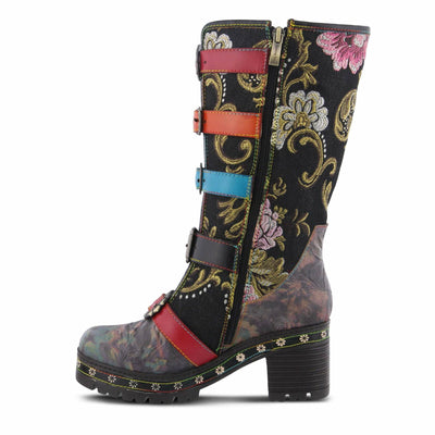 L'Artiste by Spring Step Brazen Black Multi Shoe US 11.5-12