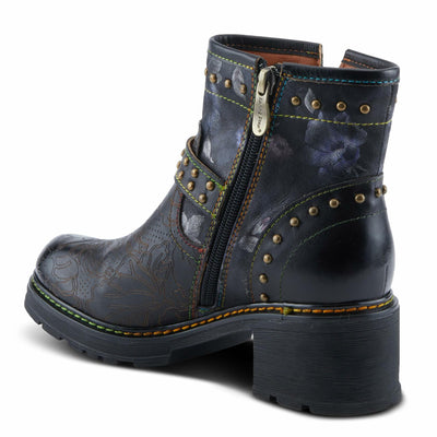L'Artiste by Spring Step Women's Branchout Fashion Boot, Black Multi, 5