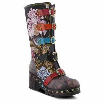 L'Artiste by Spring Step Brazen Black Multi Shoe US 11.5-12