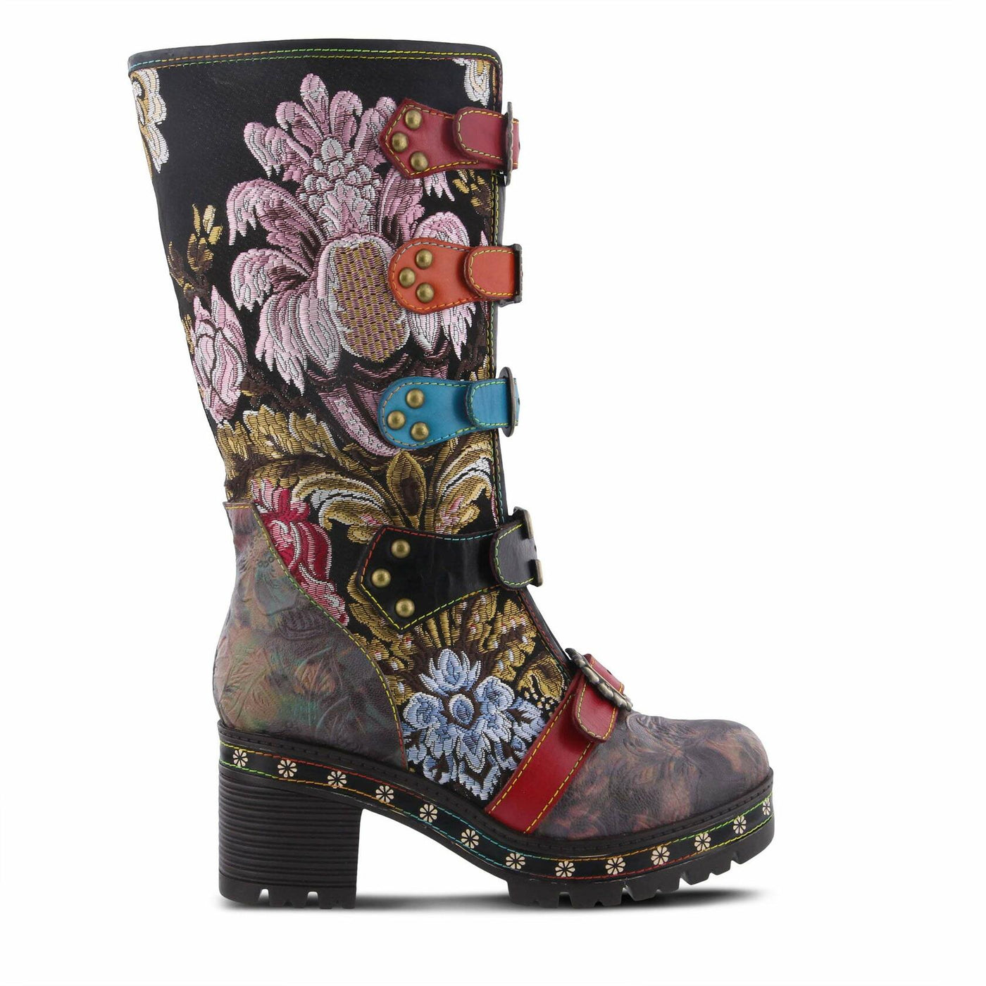 L'Artiste by Spring Step Brazen Black Multi Shoe US 11.5-12