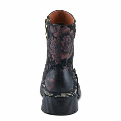 L'Artiste by Spring Step Women's Avrilrose Urban Booties, Black Multi, 9