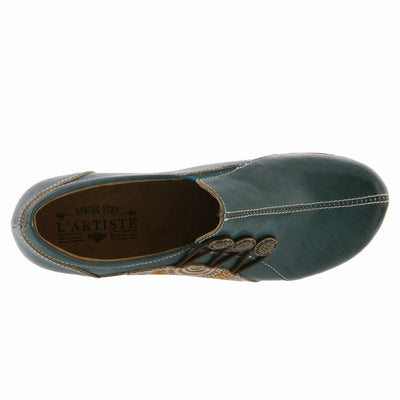L'Artiste by Spring Step Agacia Blue Slip-On Shoe US 9.5-10