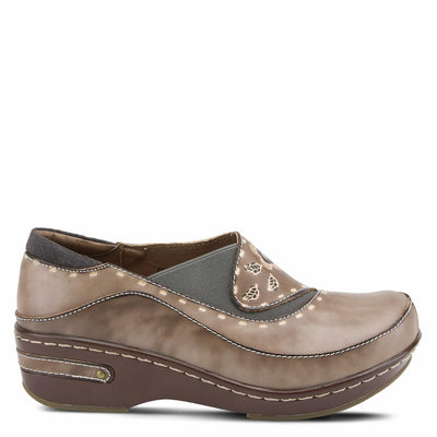 Spring Step L'Artiste Women's Burbank Slip-On Shoe Gray EU 37 / US 6.5-7