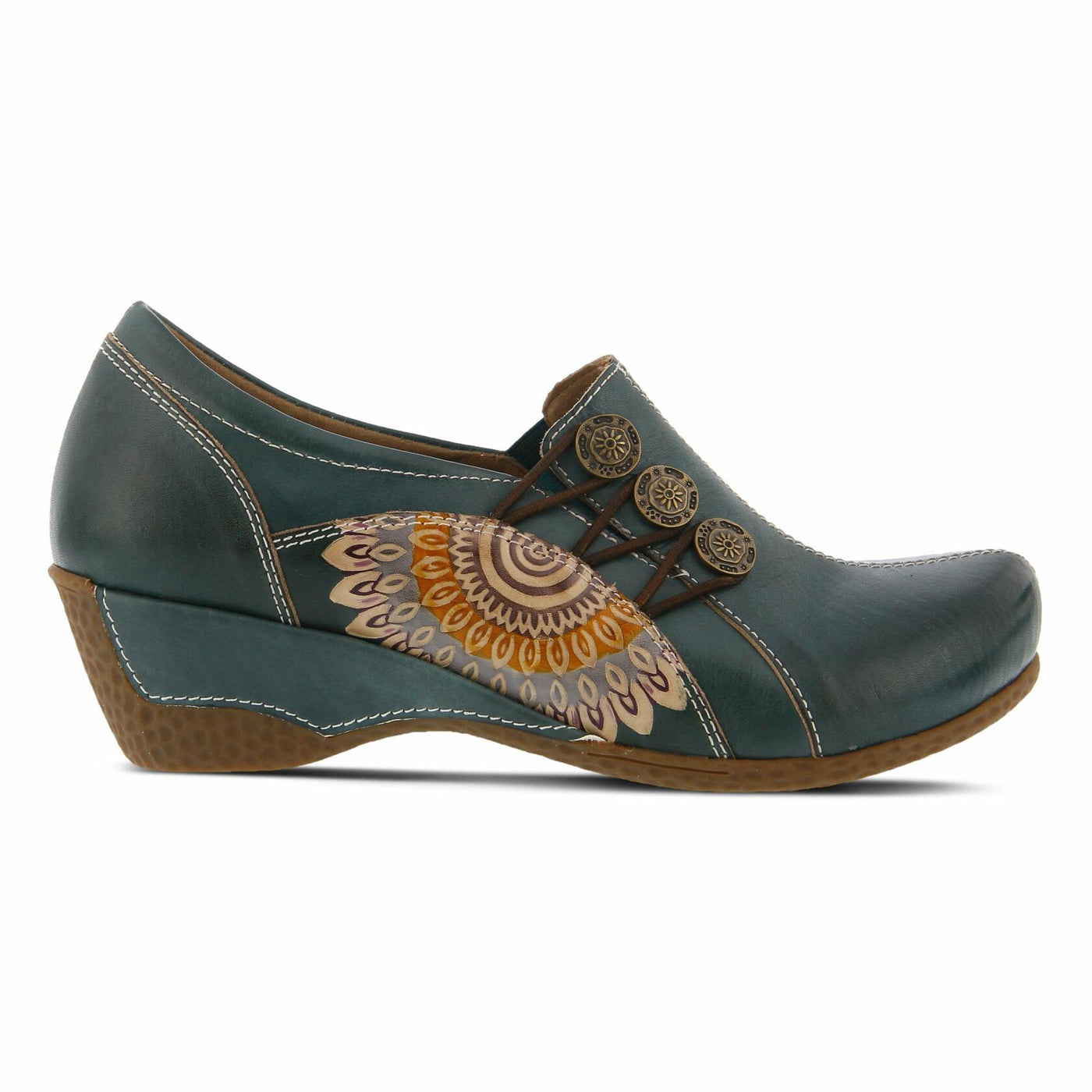L'Artiste by Spring Step Agacia Blue Slip-On Shoe US 9.5-10