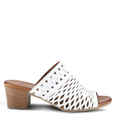 Spring Step Women's Anika Slide Sandal White EU 41 / US 9.5-10