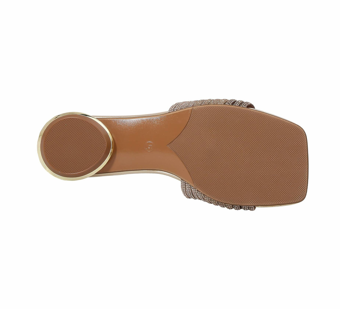 Lady Couture AMAZING Multi Color Straps Slide, Gold Multi, 5