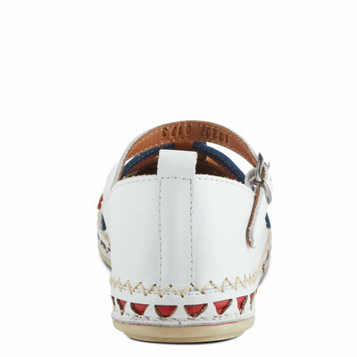 Spring Step Women's Apache Mary Jane Flat Shoe Grey Multi EU 38 / US 7.5-8
