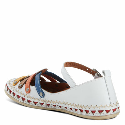 Spring Step Women's Apache Mary Jane Flat Shoe Grey Multi EU 38 / US 7.5-8