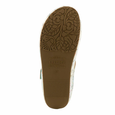 L'Artiste by Spring Step Women's Blissbloom Sandal, Mint Green, 6.5-7