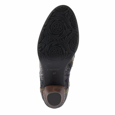 L'Artiste by Spring Step Women's Avyanna Black Multi 8.5 Medium