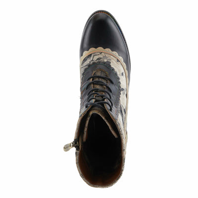Spring Step L'Artiste Bewitch-Prit Boots | Elegant Hand-Painted Leather Ankle Booties