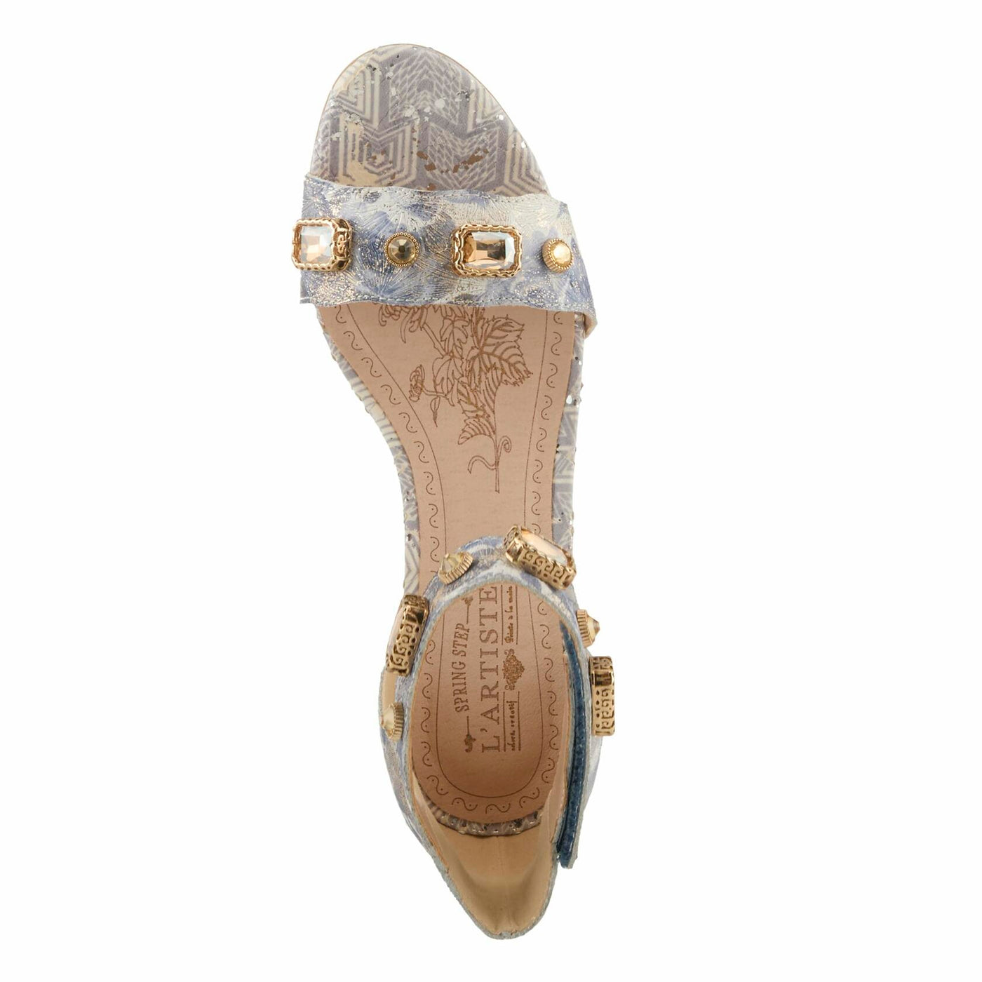 L'Artiste by Spring Step Women's Aquavelva Pump, Slate Multi, 6.5-7