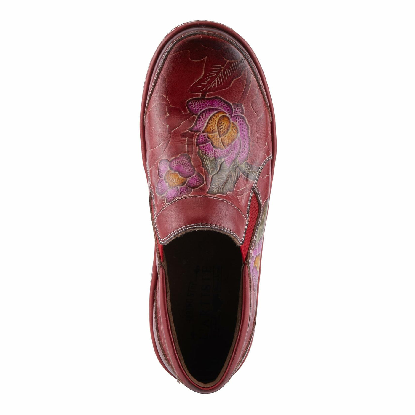 Spring Step L'Artiste Annawan Women's Stretch Fit Sneaker - Comfortable & Supportive, Fashionable & Versatile Red Multi EU 35 / US 5