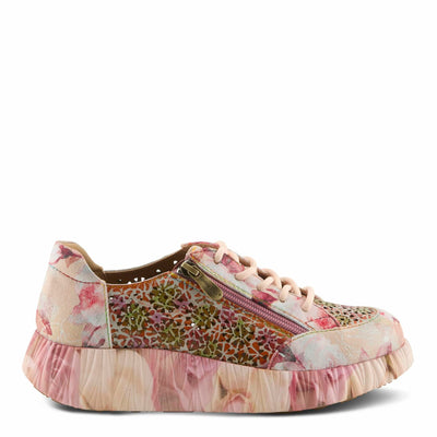 L'Artiste by Spring Step Women's Bloomington Sneaker, Blush Multi, 7.5-8