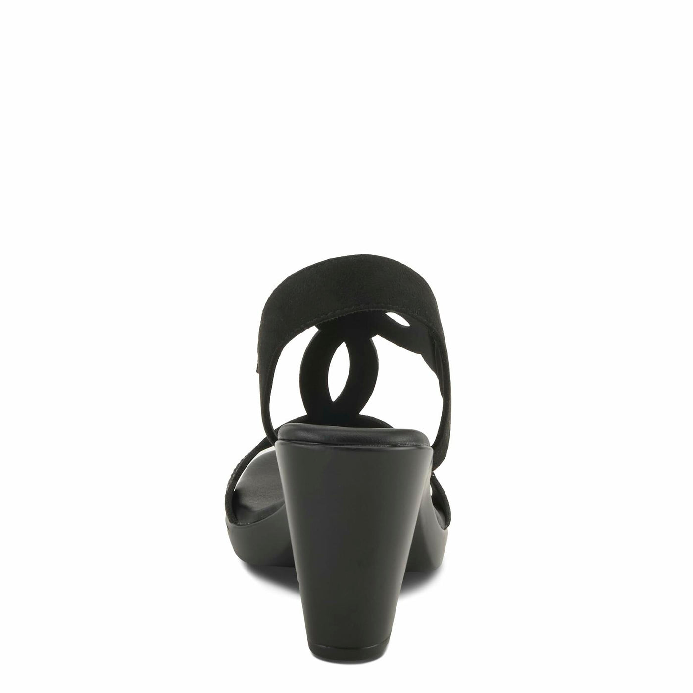 PATRIZIA Women's ILLARA Slip-On T-Strap Heels - Crystal Embellished, Elastic Goring, Cushioned Comfort BLACK EU 40 / US 9