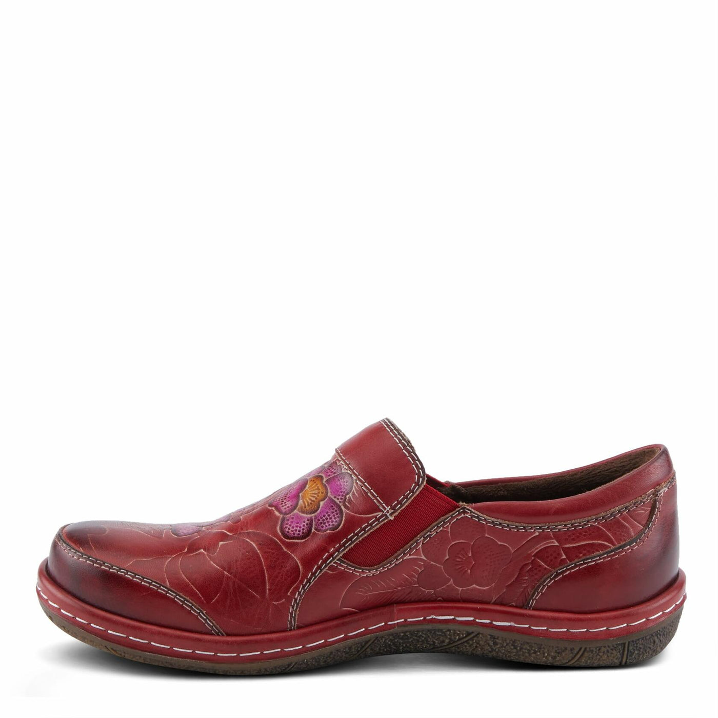 Spring Step L'Artiste Annawan Women's Stretch Fit Sneaker - Comfortable & Supportive, Fashionable & Versatile Red Multi EU 35 / US 5
