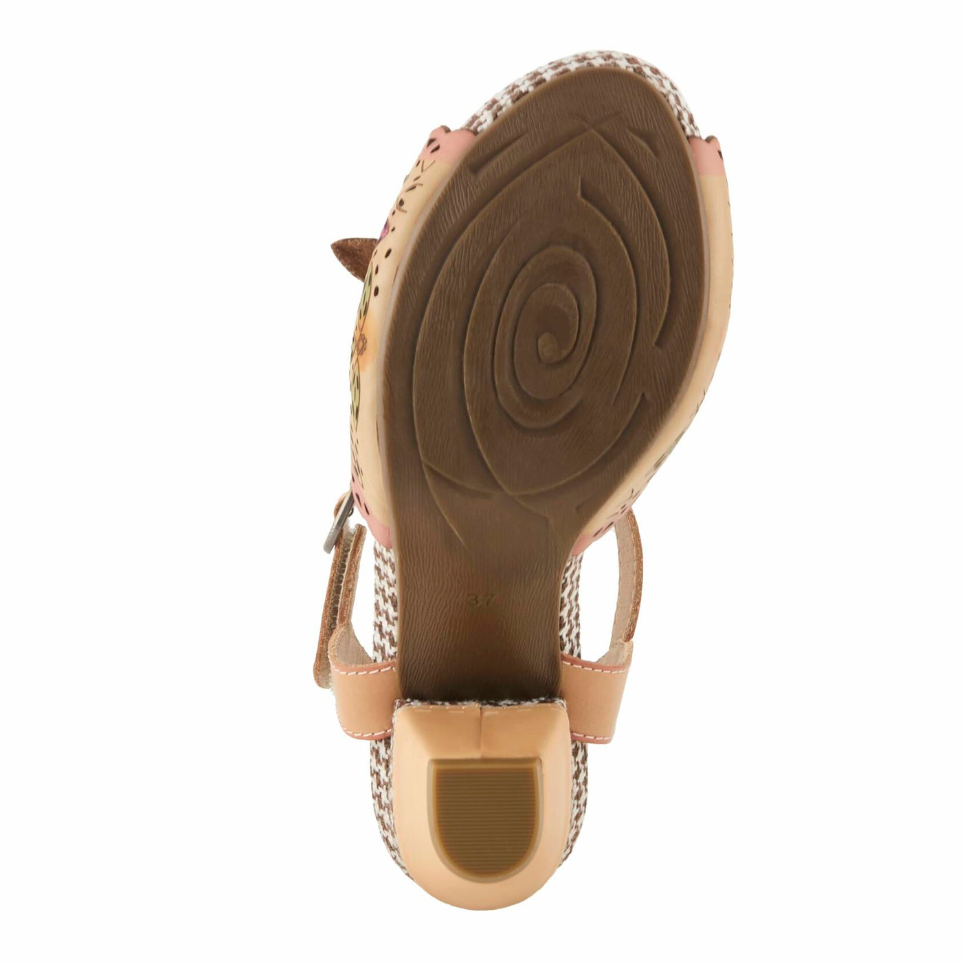 L'Artiste by Spring Step Women's Miabella Sandal, Beige Multi, 6.5-7