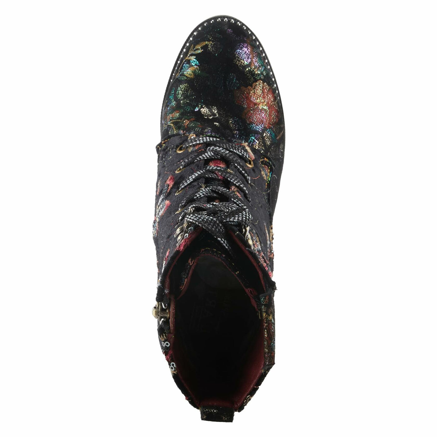 Spring Step L'Artiste Women's Glisten Leather Bootie Black Multi EU 39 / US 8.5