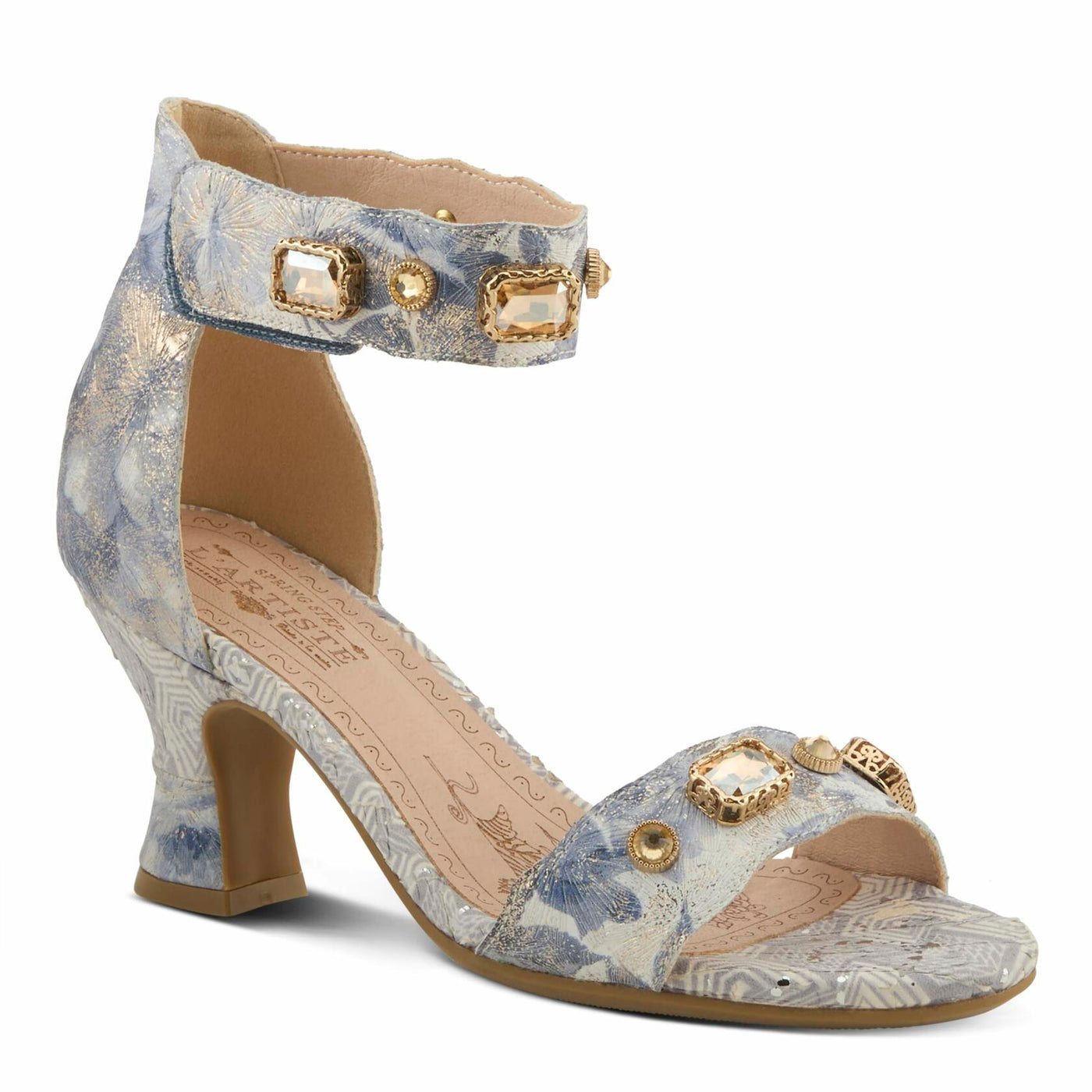 L'Artiste by Spring Step Women's Aquavelva Pump, Slate Multi, 6.5-7