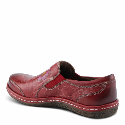 Spring Step L'Artiste Annawan Women's Stretch Fit Sneaker - Comfortable & Supportive, Fashionable & Versatile Red Multi EU 35 / US 5