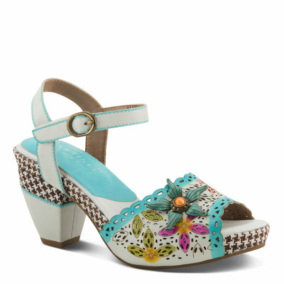 L'Artiste by Spring Step Women's Miabella White Multi EU 40 (US Women's 9) Medium