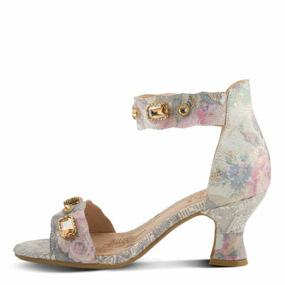 L'Artiste by Spring Step Women's Aquavelva Pump, Pink Multi, 6.5-7