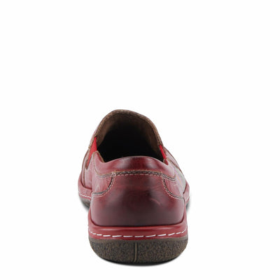 Spring Step L'Artiste Annawan Women's Stretch Fit Sneaker - Comfortable & Supportive, Fashionable & Versatile Red Multi EU 35 / US 5