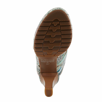 L'Artiste by Spring Step Women's Aurielle Sandal, Mint Multi, 9.5-10