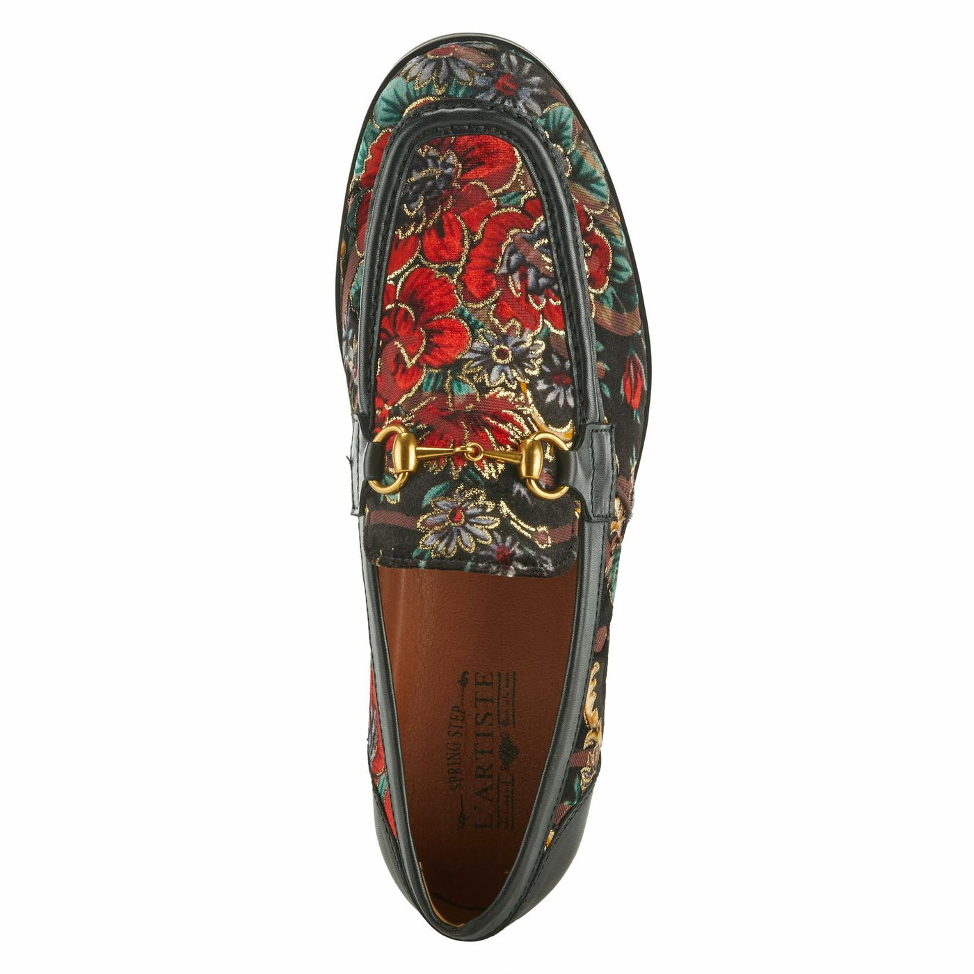 Spring Step L'Artiste Men's Jonas Leather Loafer Black Multi EU 46 / US 12-12.5