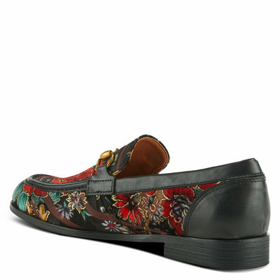 Spring Step L'Artiste Men's Jonas Leather Loafer Black Multi EU 46 / US 12-12.5